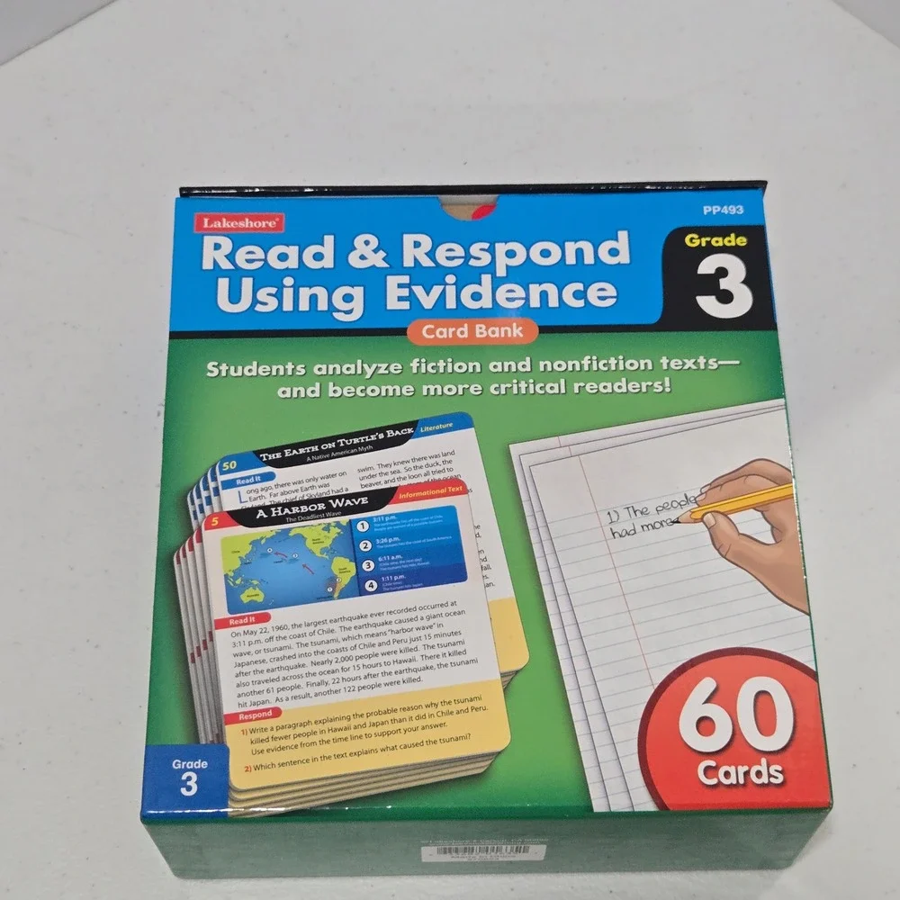 Lakeshore Read & Respond Using Evidence Card Bank Grade 3 PP493 60 Cards
